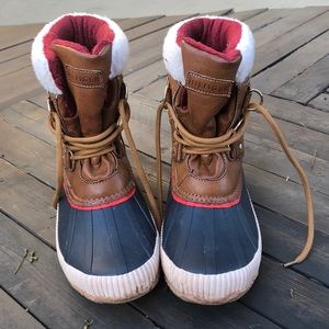 Hilfiger Duck Boots - Brown, Red, Navy!